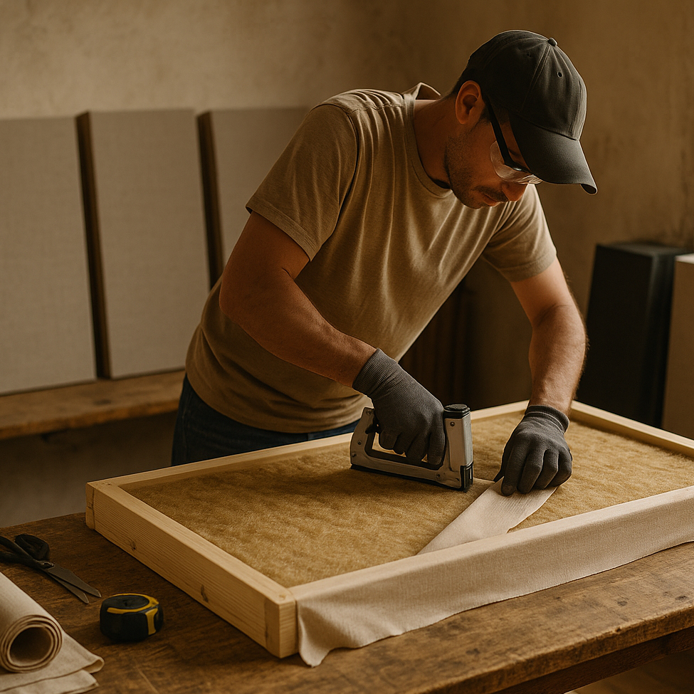 fabricacion panel acustico